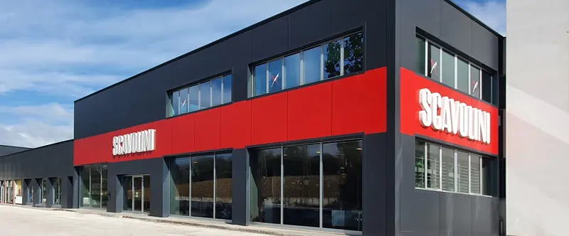 La facciata dello Scavolini Store Ancona
